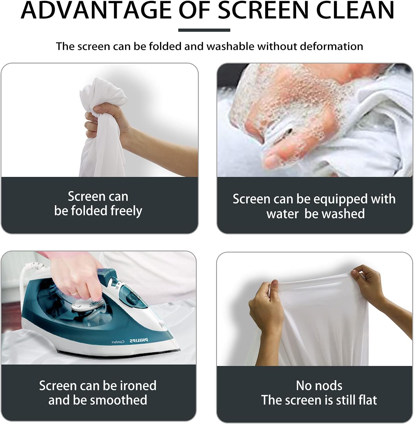 Schermo per Proiettore con Supporto 80" 16:9 - immagine 5