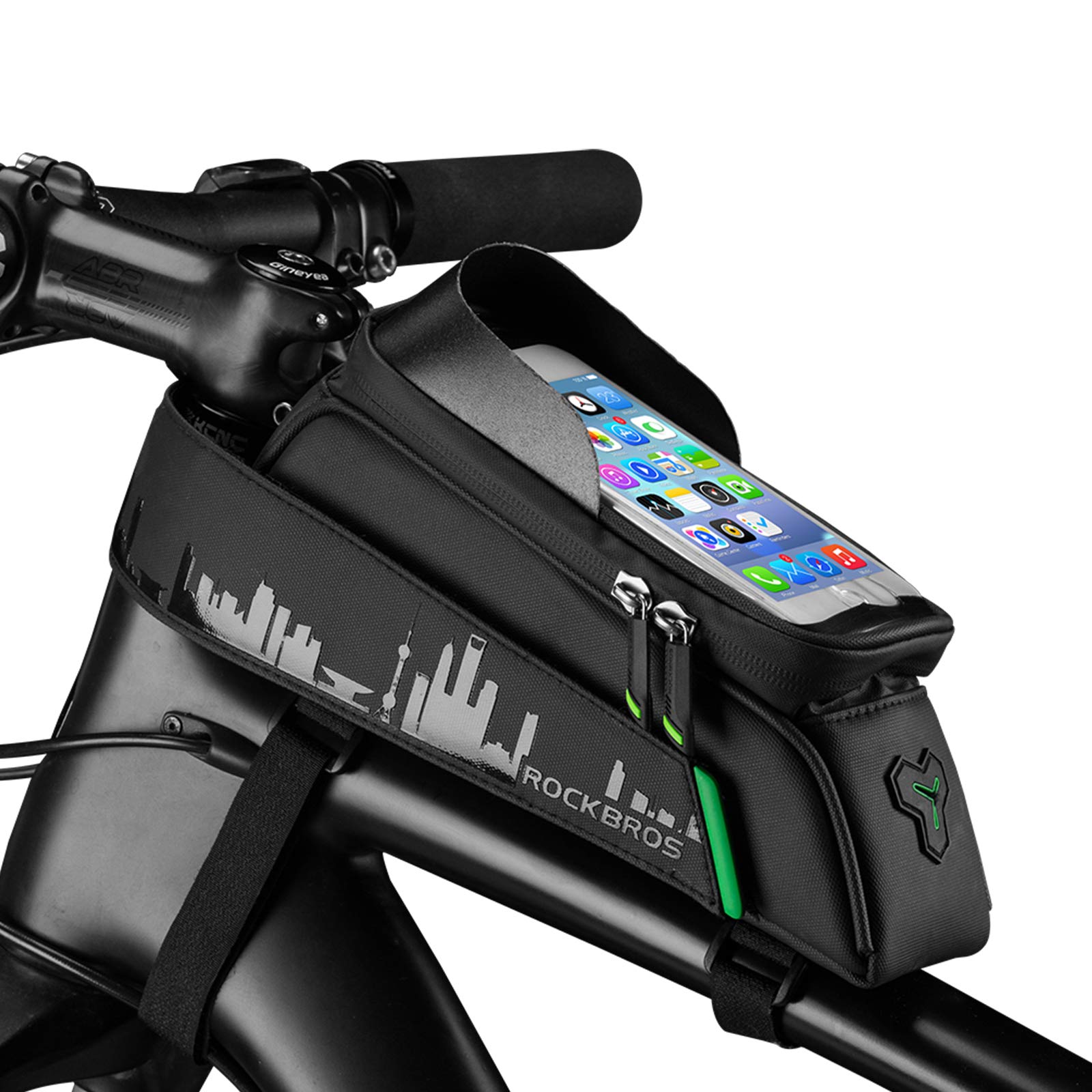 Rockbros Borsa Telaio Bici 1.5L con Touch Screen