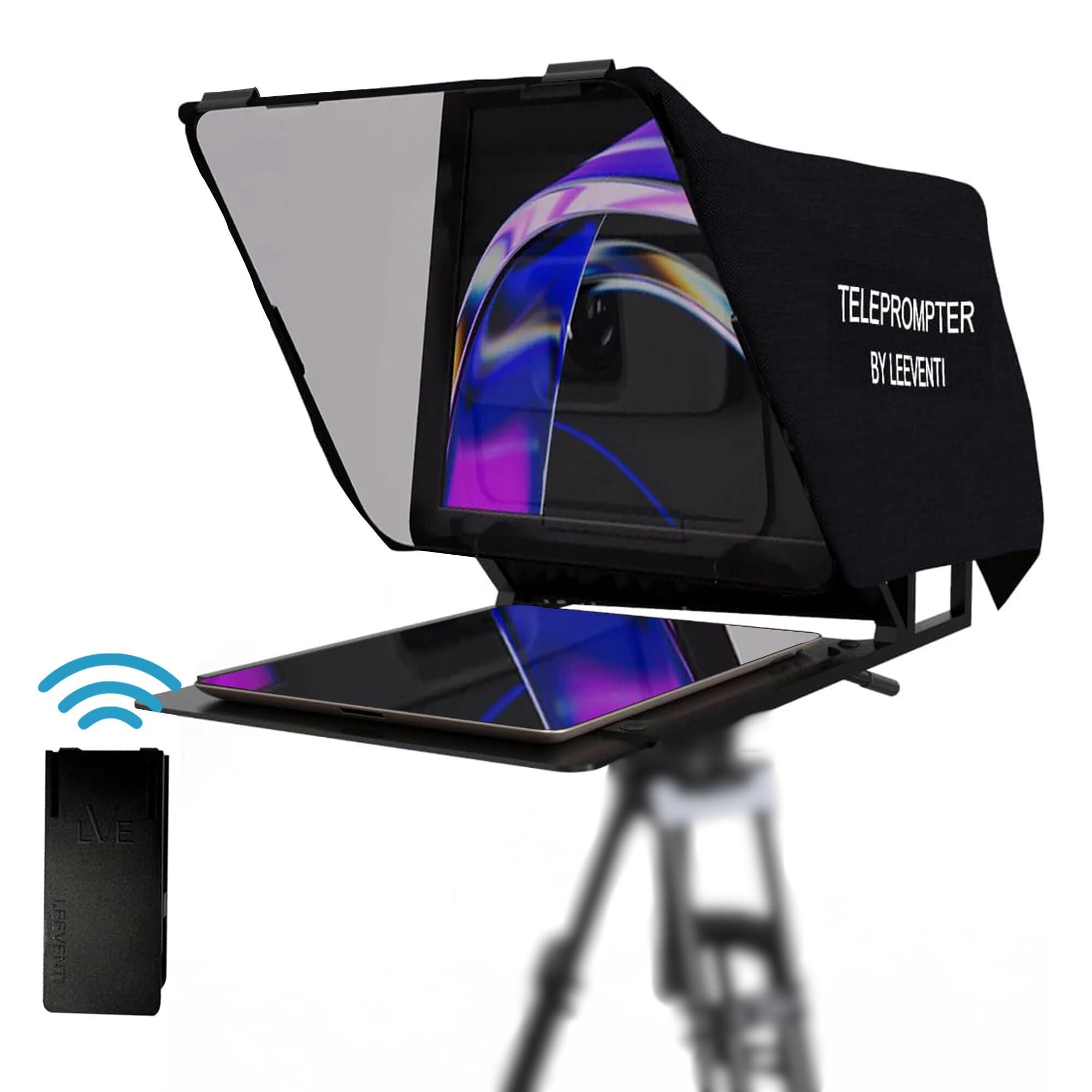Leeventi Teleprompter per Tablet, Smartphone e DSLR