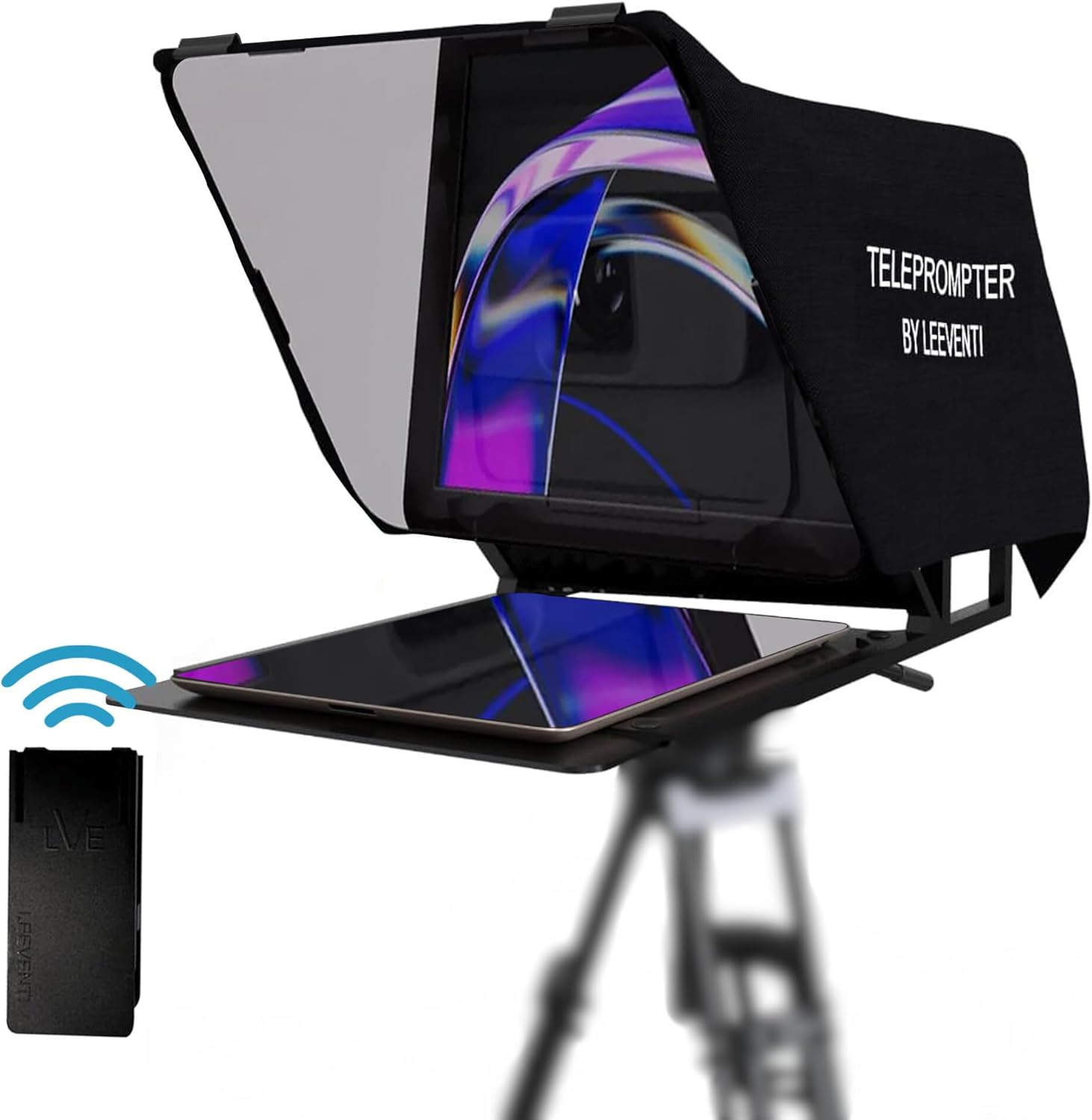 Leeventi Teleprompter per Tablet, Smartphone e DSLR - immagine 1