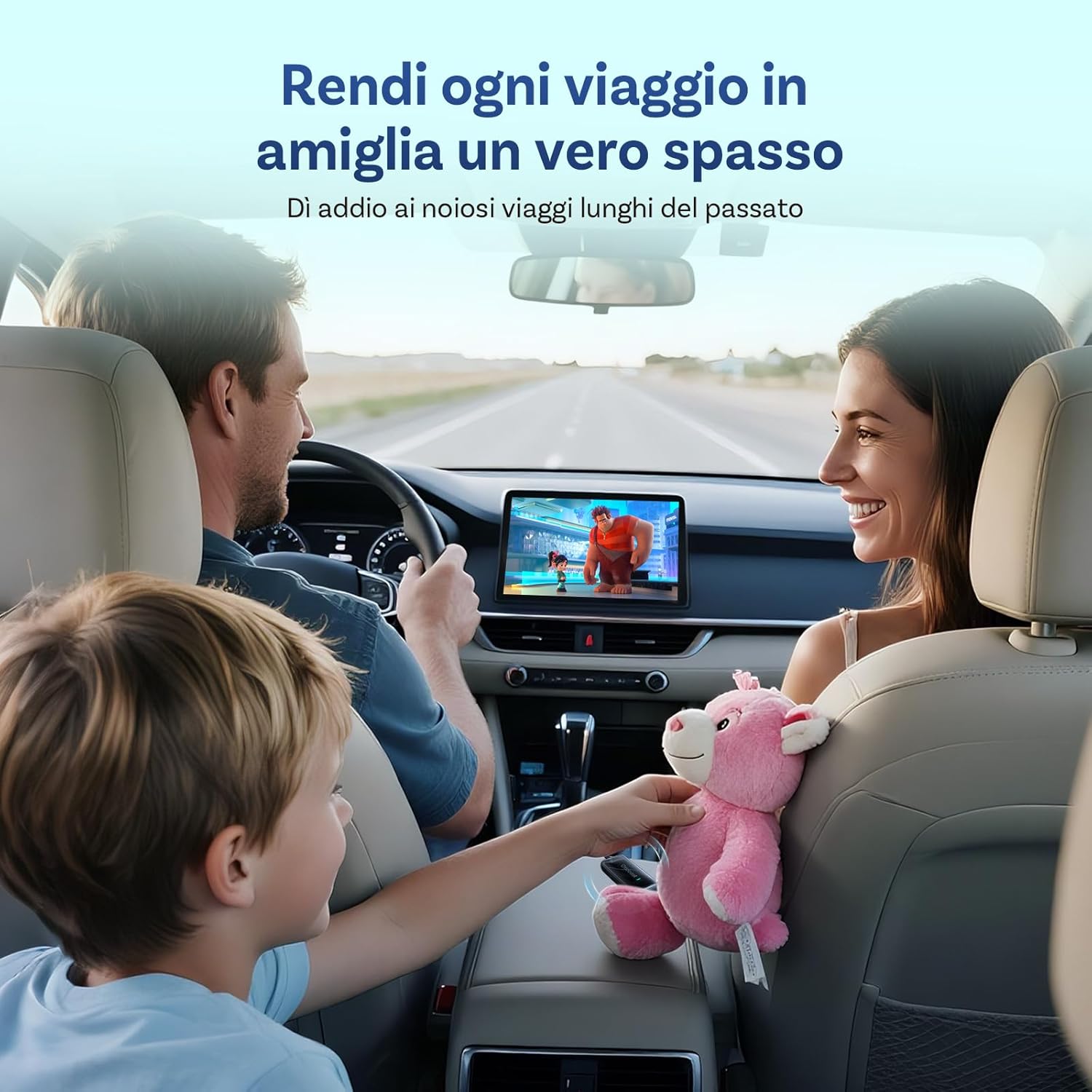 [Modello 2025] Ottocast Adattatore CarPlay e Android Auto Wireless - immagine 4