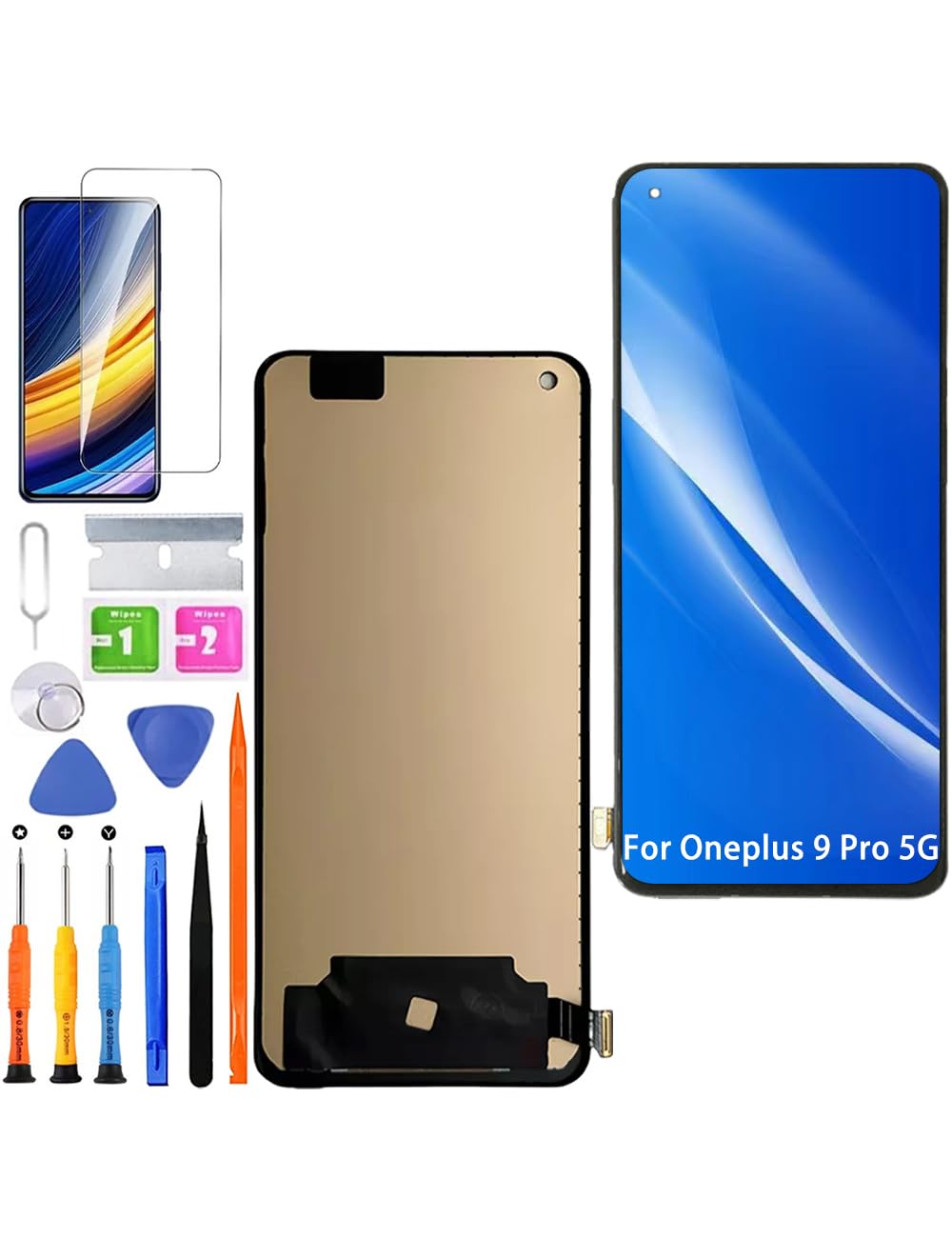 HLYGZX Display Ricambio LCD Oneplus 9 Pro 5G TFT