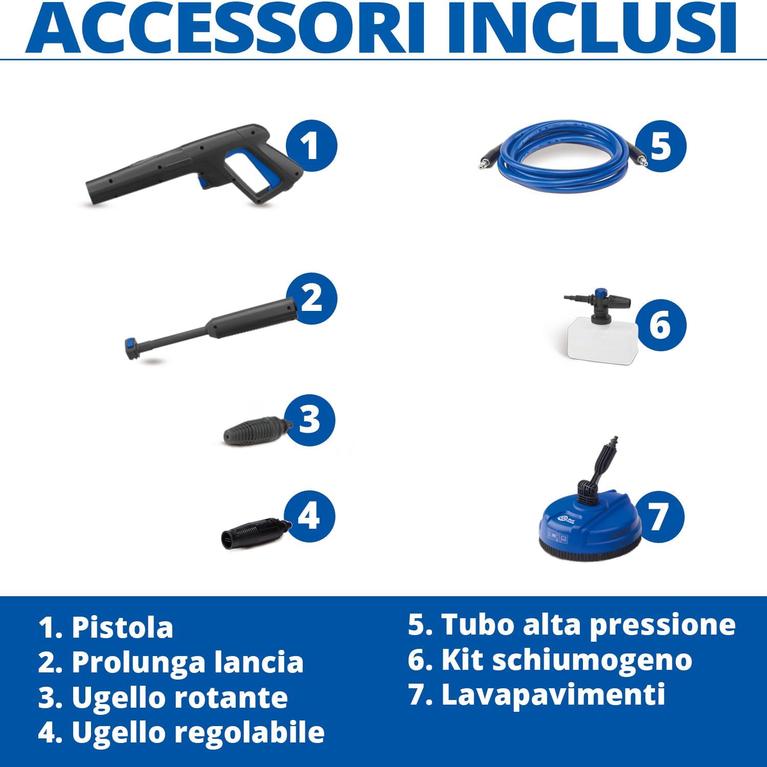 Ar Blue Clean e-2000 HRD - Idropulitrice Alta Pressione 2000W - immagine 2