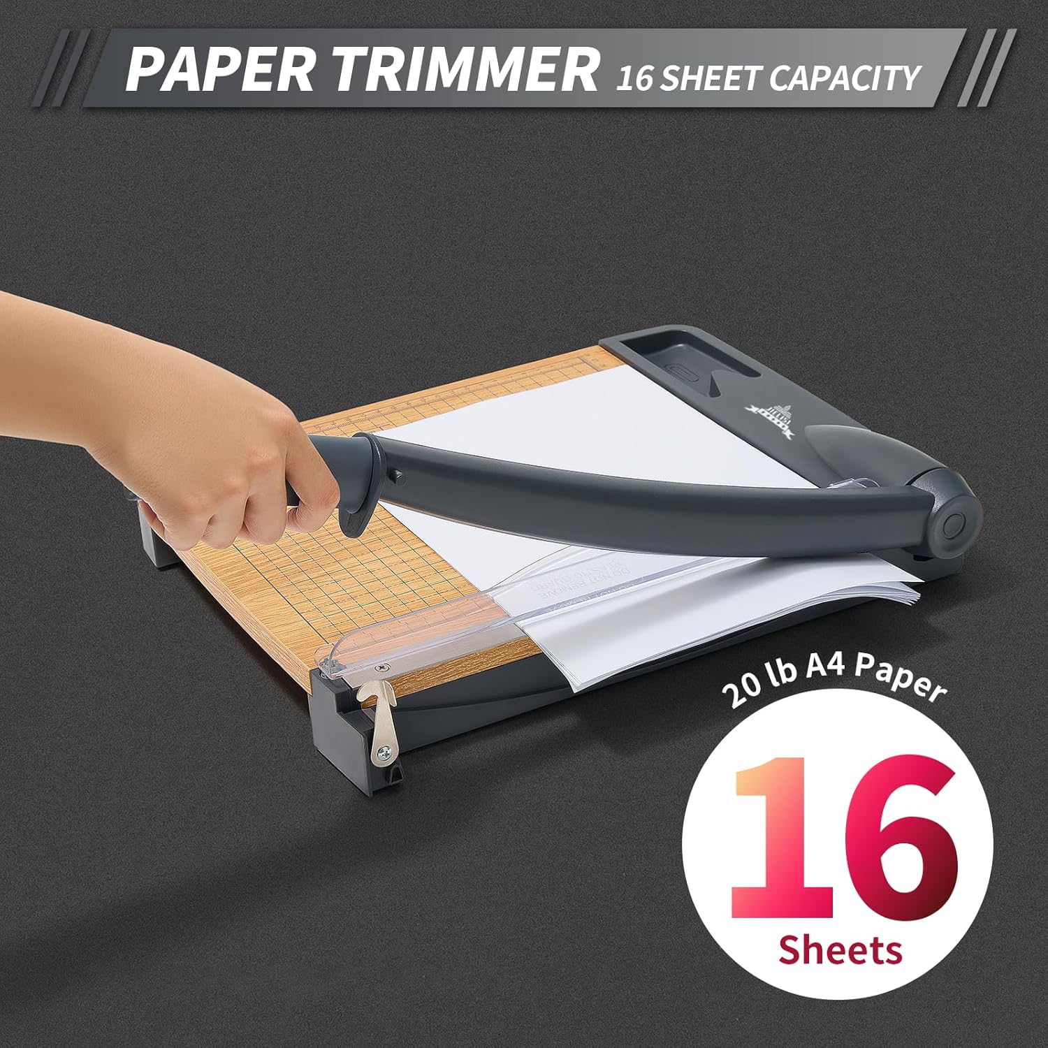 JIELISI Taglierina a Ghigliottina A4, 30,5cm - immagine 3