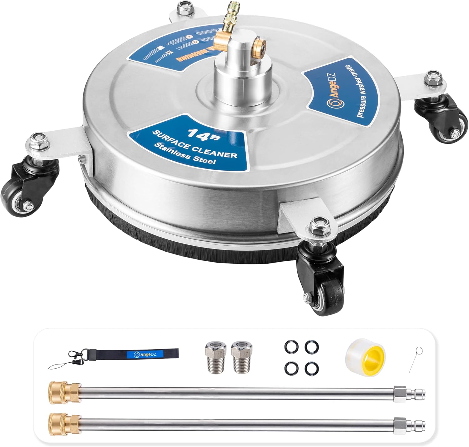 AngeDZ Pulitore Superfici Idropulitrice 35,6cm