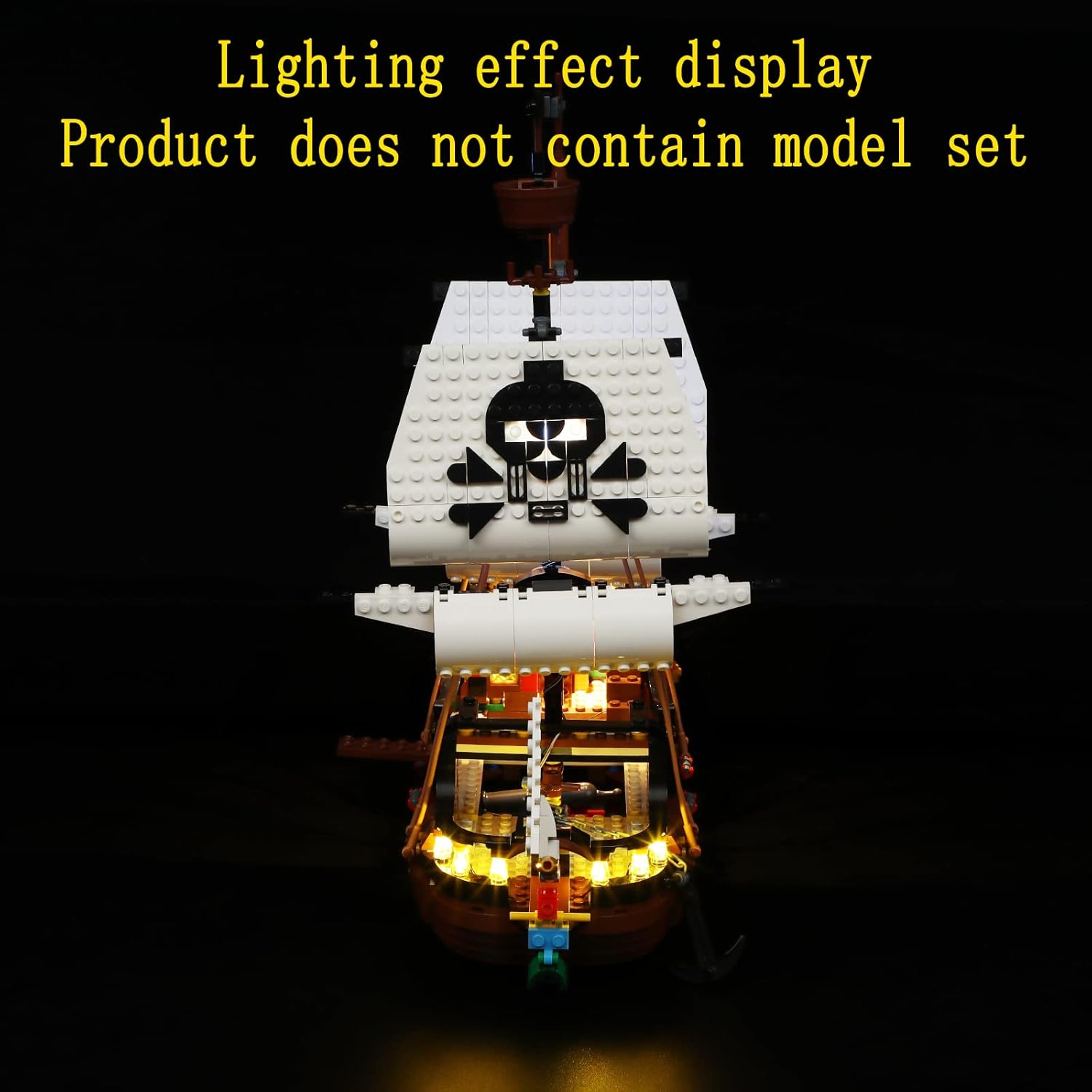 GEAMENT Set Luci LED (Telecomando) per LEGO Galeone Pirati - immagine 7