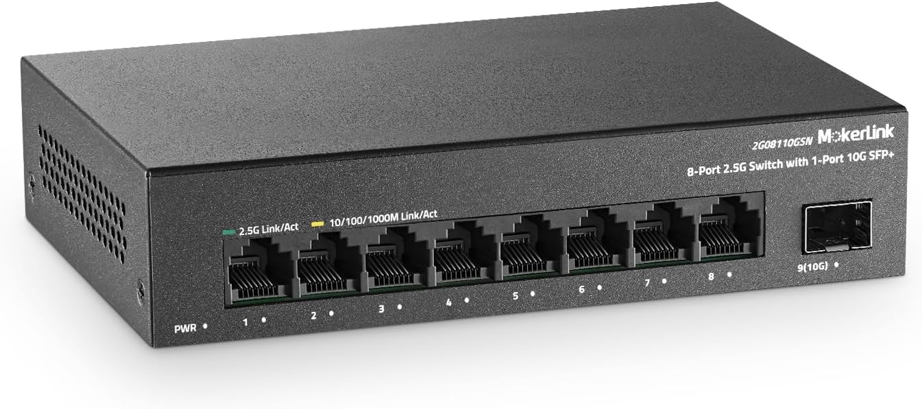 Mokerlink Commutatore Ethernet 8 Porte 2.5G - immagine 1