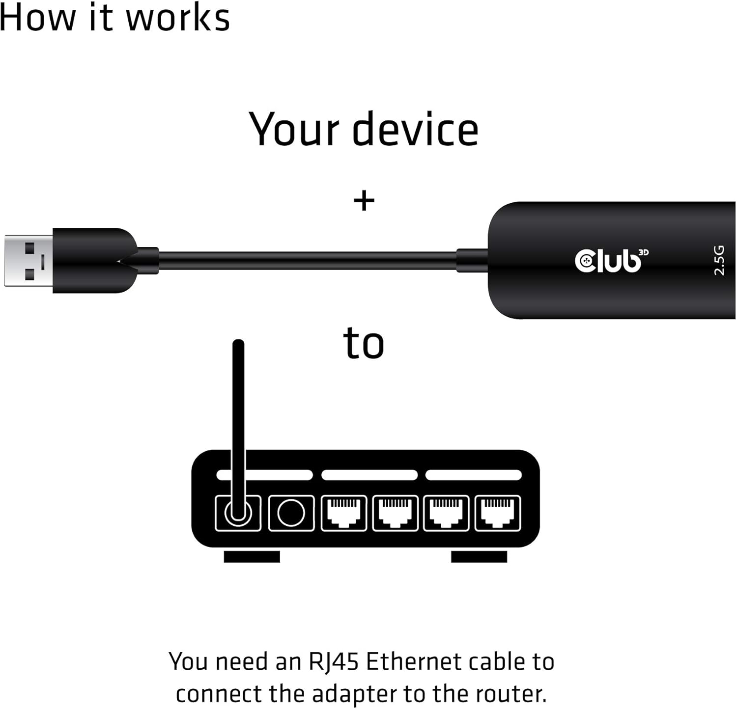 Club 3D compatible - Netzwerkadapter - immagine 3