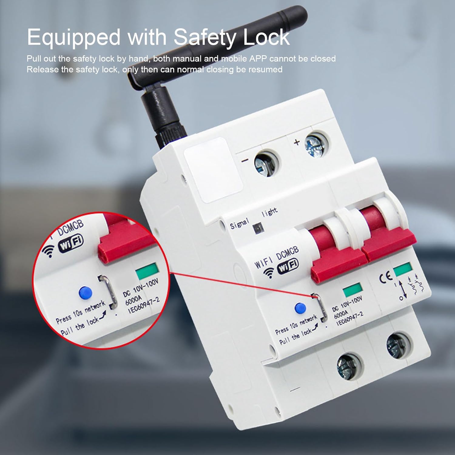 Interruttore Automatico WiFi DC 2P Intelligente 100A - immagine 6