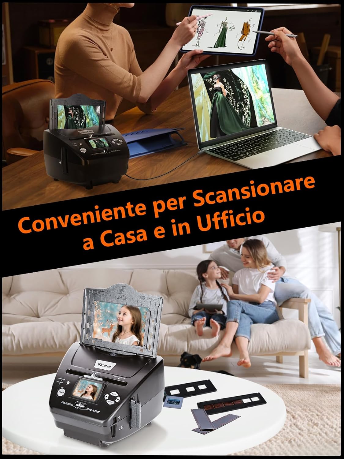 Rollei PDF S 240 SE Multiscanner Foto Diapositive e Negativi - immagine 6