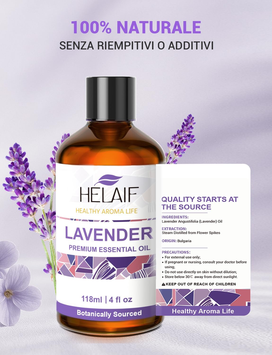 Lavender Oil Essenziale Naturale 118ML - immagine 2