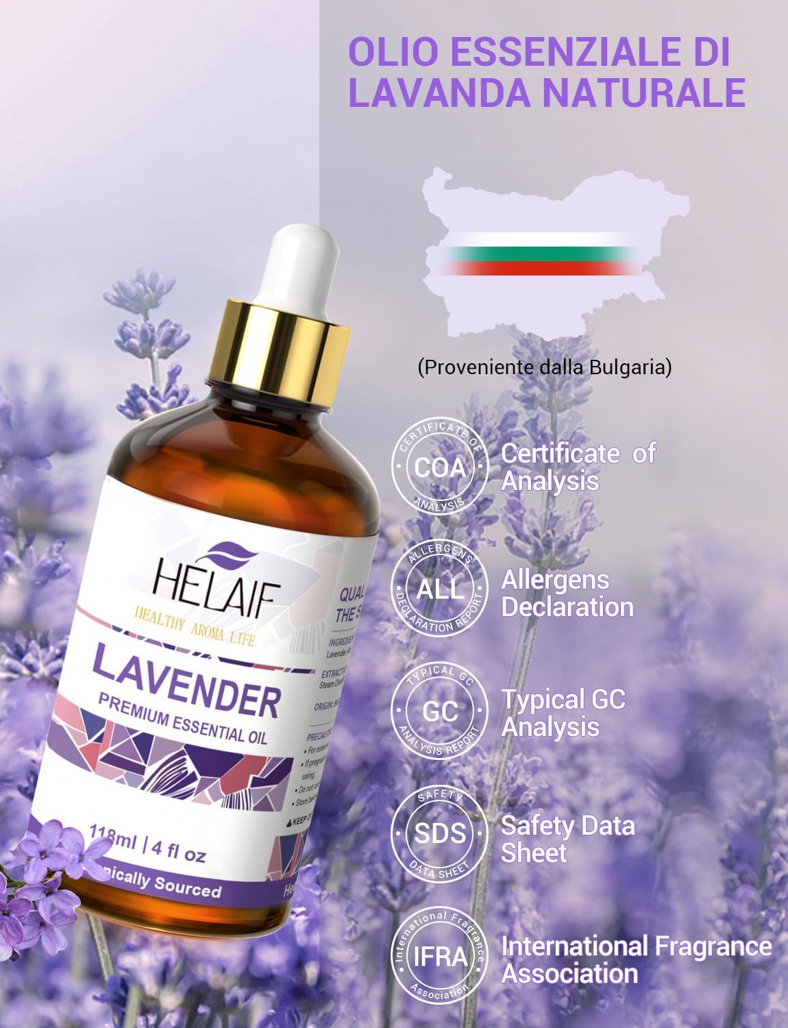 Lavender Oil Essenziale Naturale 118ML - immagine 3