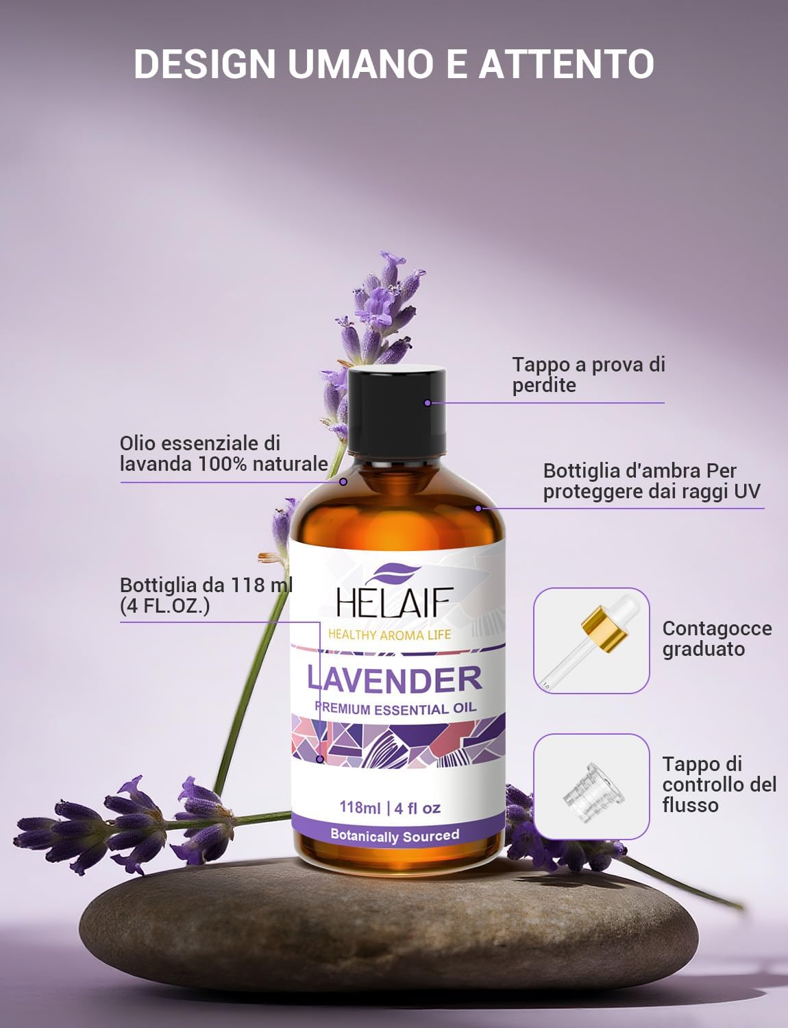 Lavender Oil Essenziale Naturale 118ML - immagine 8