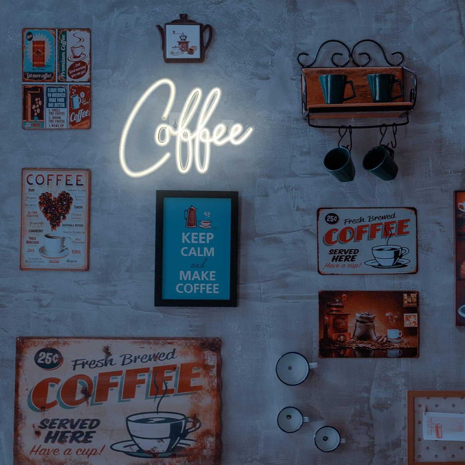 Signship Insegna al Neon LED 'Caffè' USB - immagine 6