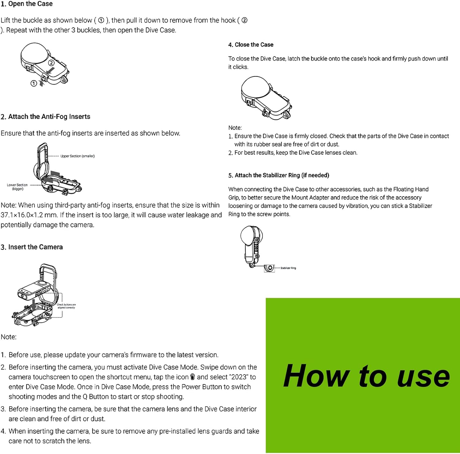 Insta 360 X4 Air - Custodia Immersioni Invisibili - immagine 5