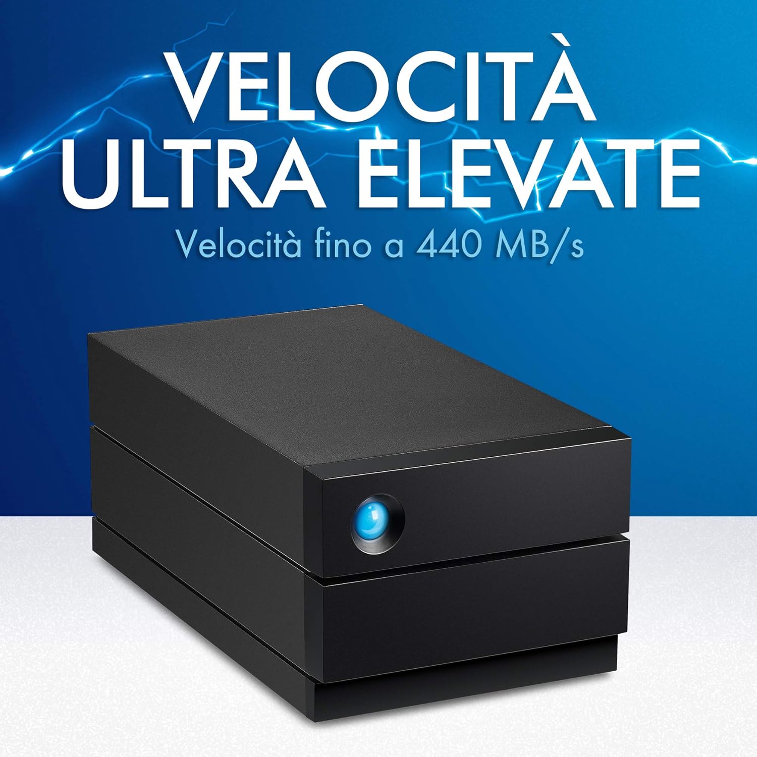 LaCie 2big RAID 8TB - Hard Disk Esterno Desktop Thunderbolt 3 - immagine 4