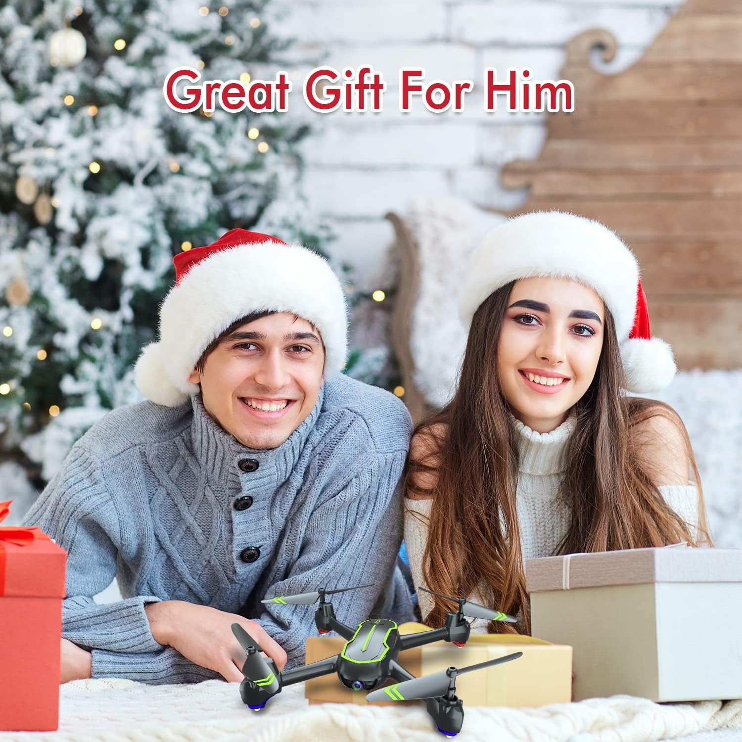 Loolinn | Drone GPS con Telecamera HD 1080p - immagine 3