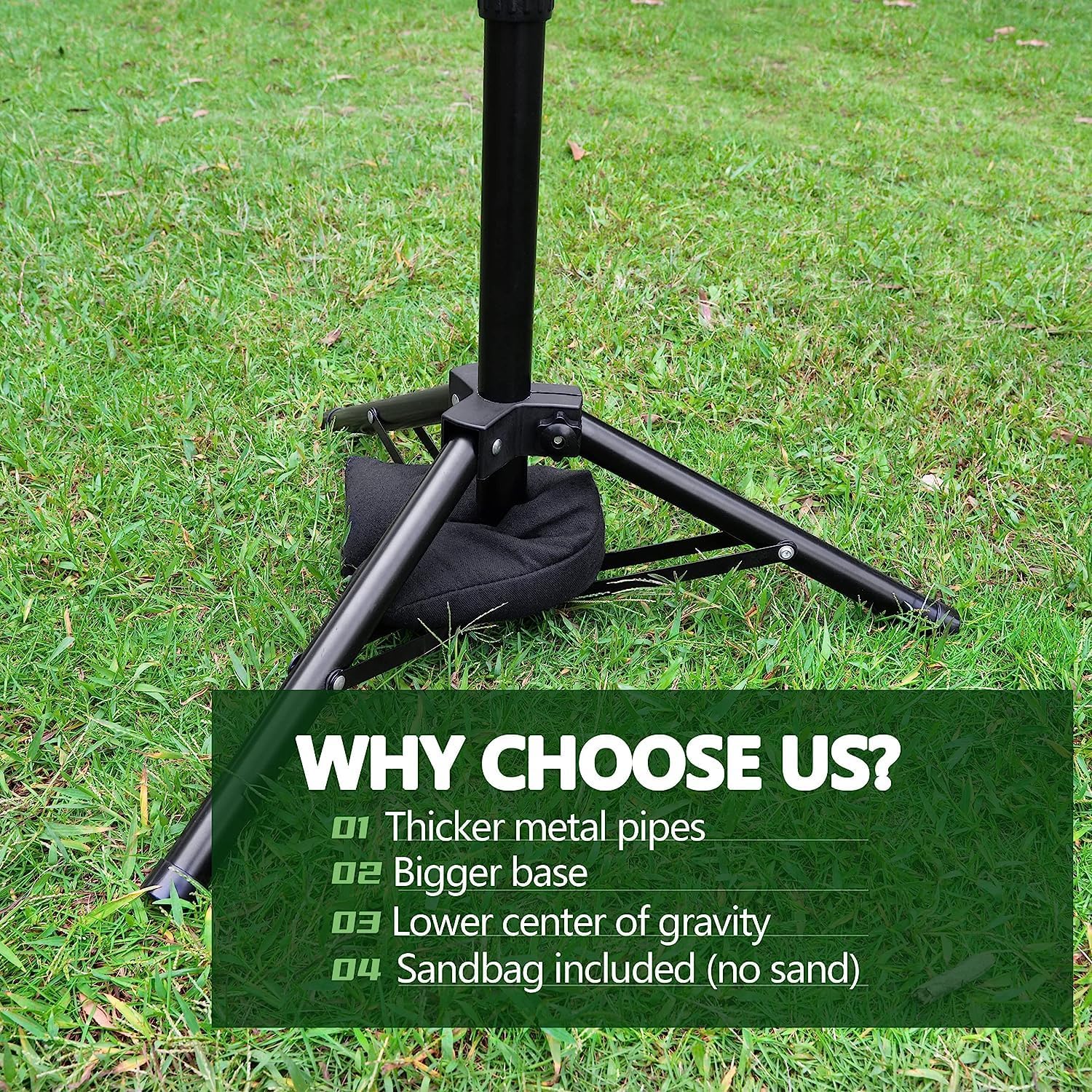 BOOSTEADY Tee da Baseball da Battuta Portatile - immagine 2