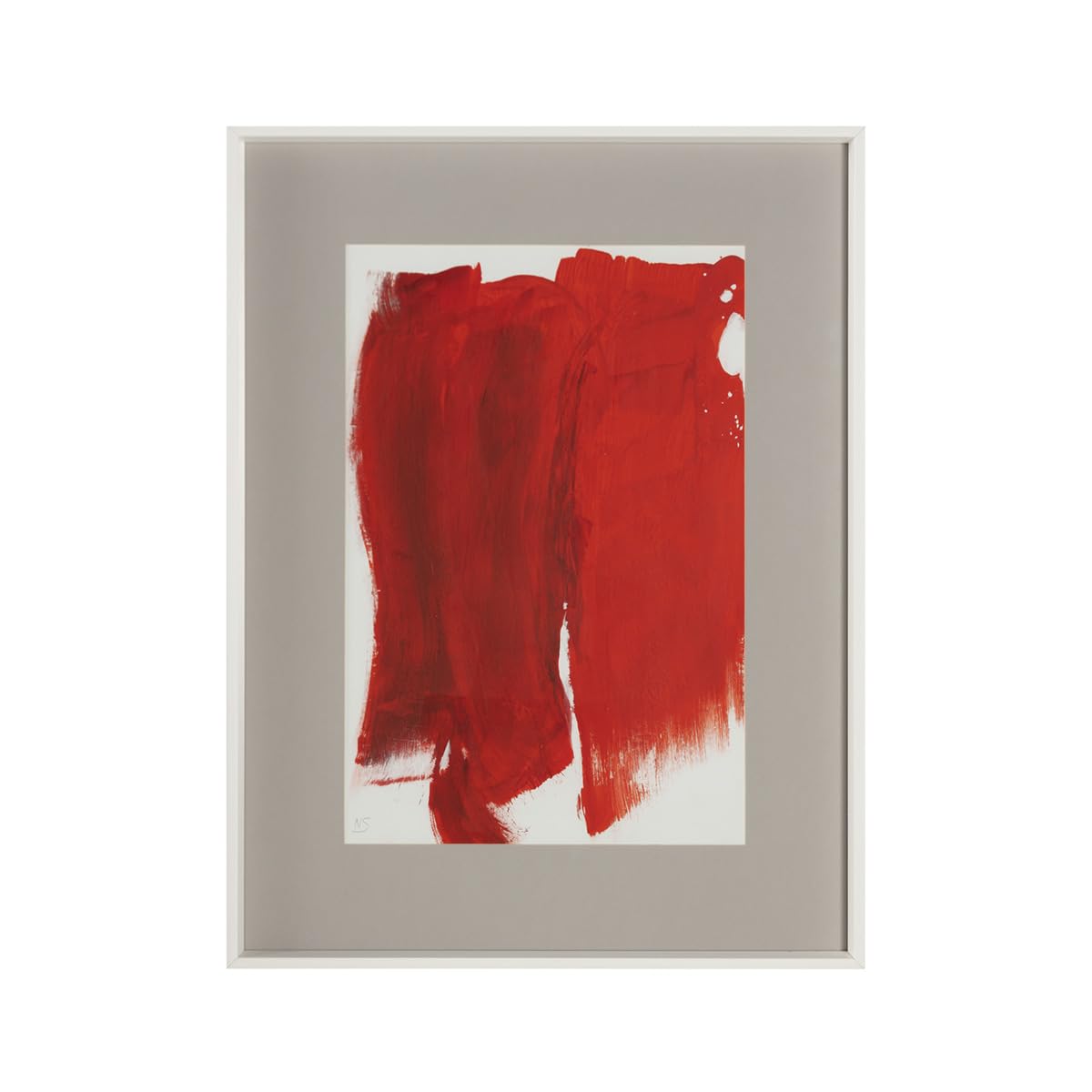 LIENZO ENMARCADO 60X5X80 MADERA/CRISTAL