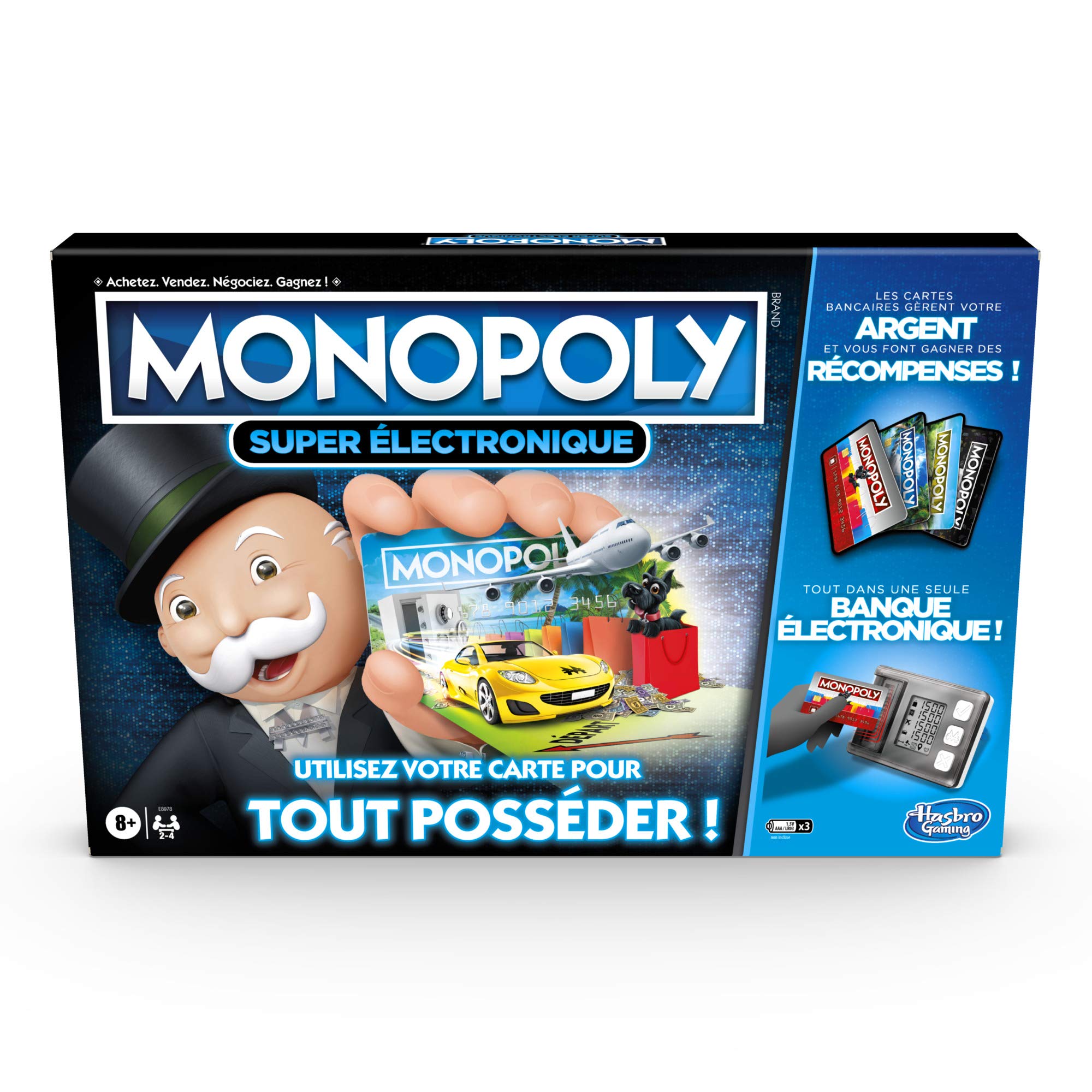 Hasbro Monopoly Super Electronic Banking - Edizione Francese