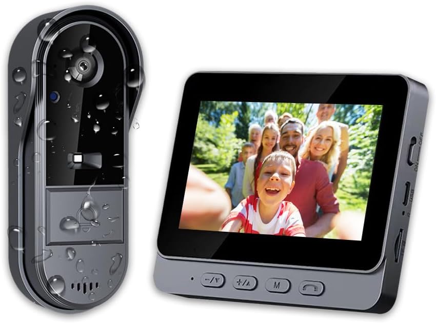 Videocitofono Campanello Wireless Esterno IP67 1080P - immagine 1