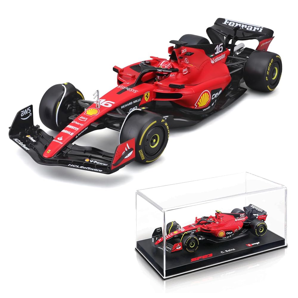 Bburago Ferrari SF-23 Charles Leclerc Nr 16 Stagione 2023 Formula 1 F1 - scala 1/24 23cm Modello Auto DieCast 18-26808-16