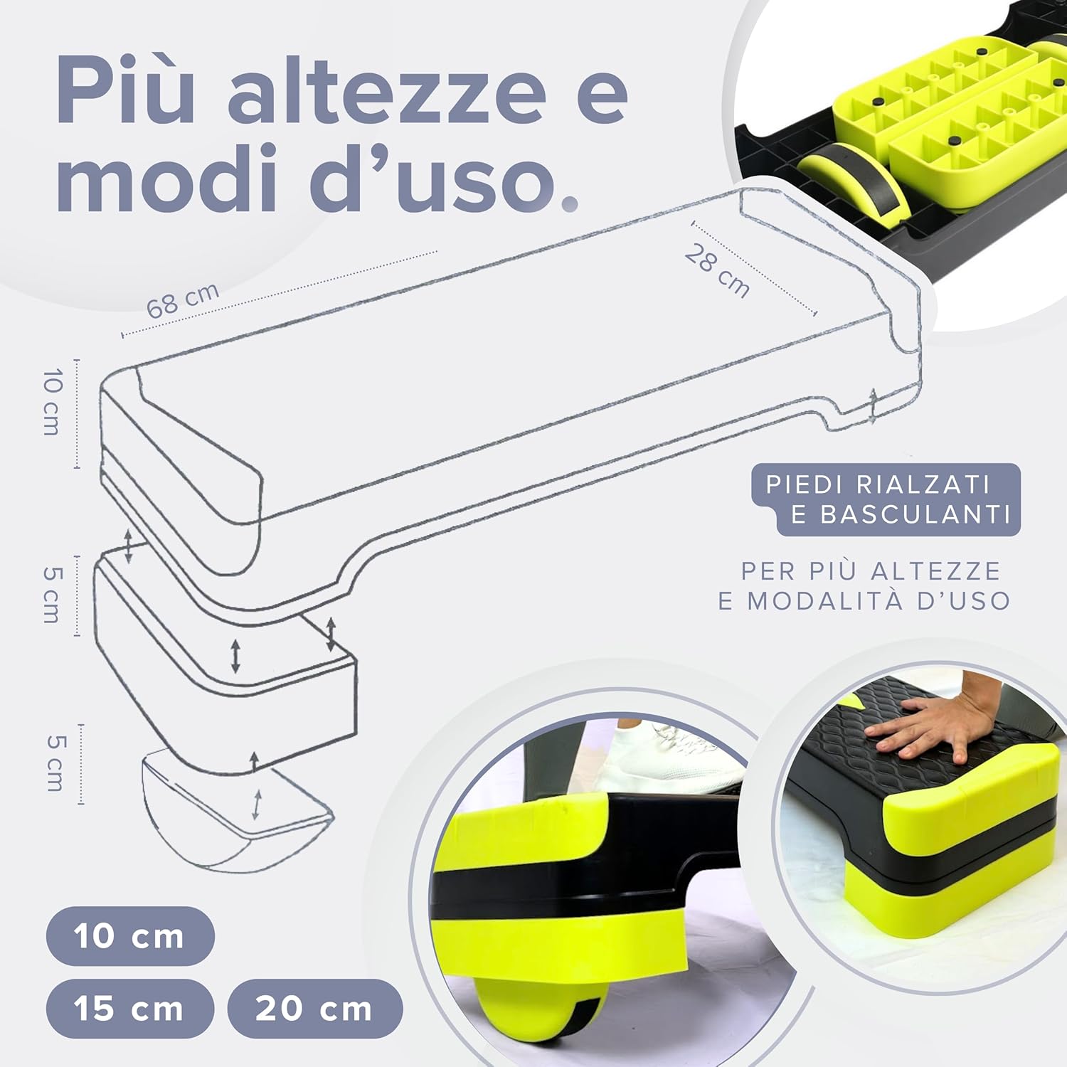 Bilder Step per Allenamento Aerobico e Equilibrio - immagine 3