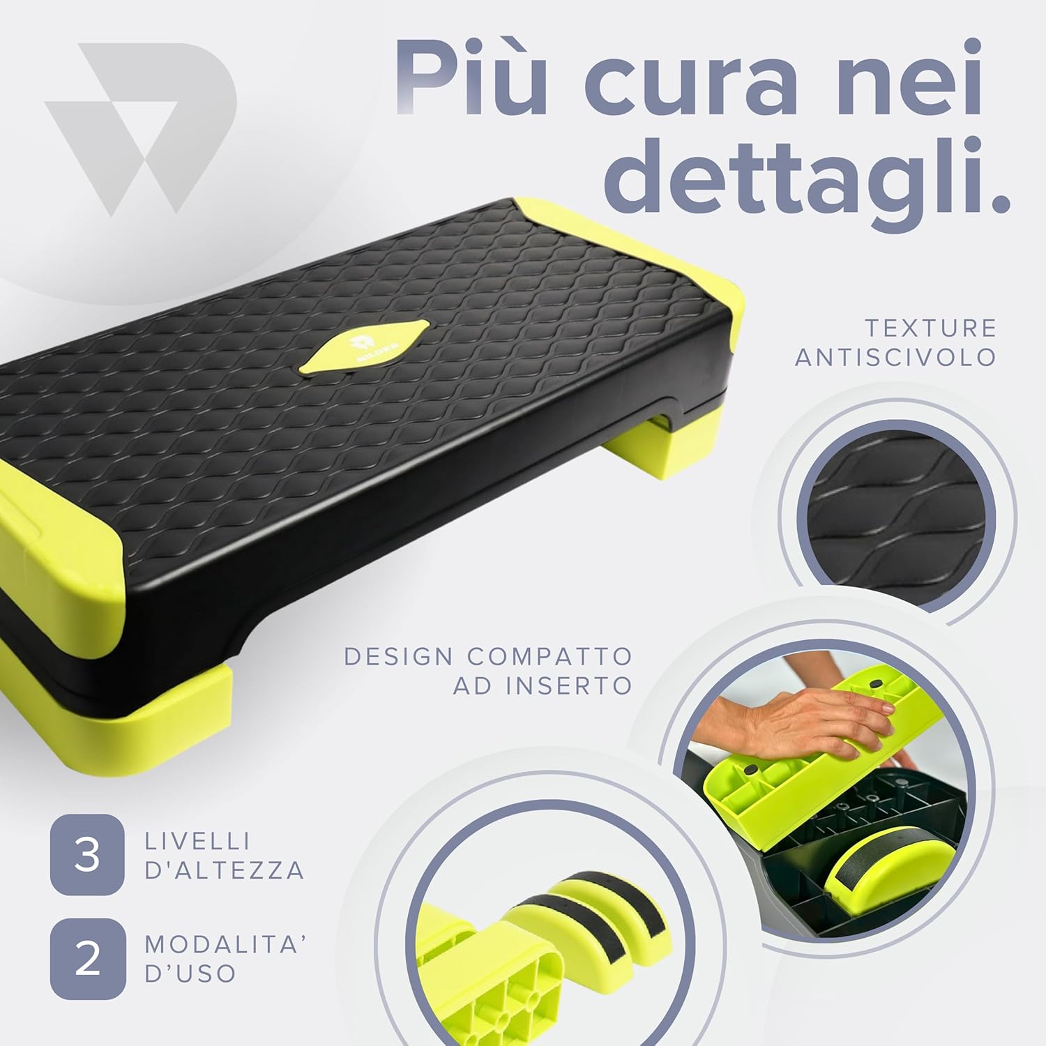 Bilder Step per Allenamento Aerobico e Equilibrio - immagine 4