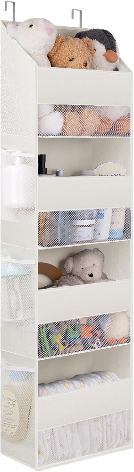 Granny Says Porta Oggetti da Appendere 4 Tasche, Beige - immagine 1