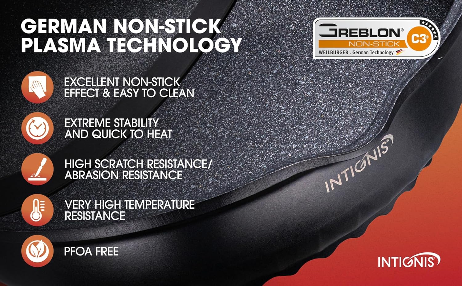 Intignis® Padella Profonda 30 cm con Coperchio - immagine 5