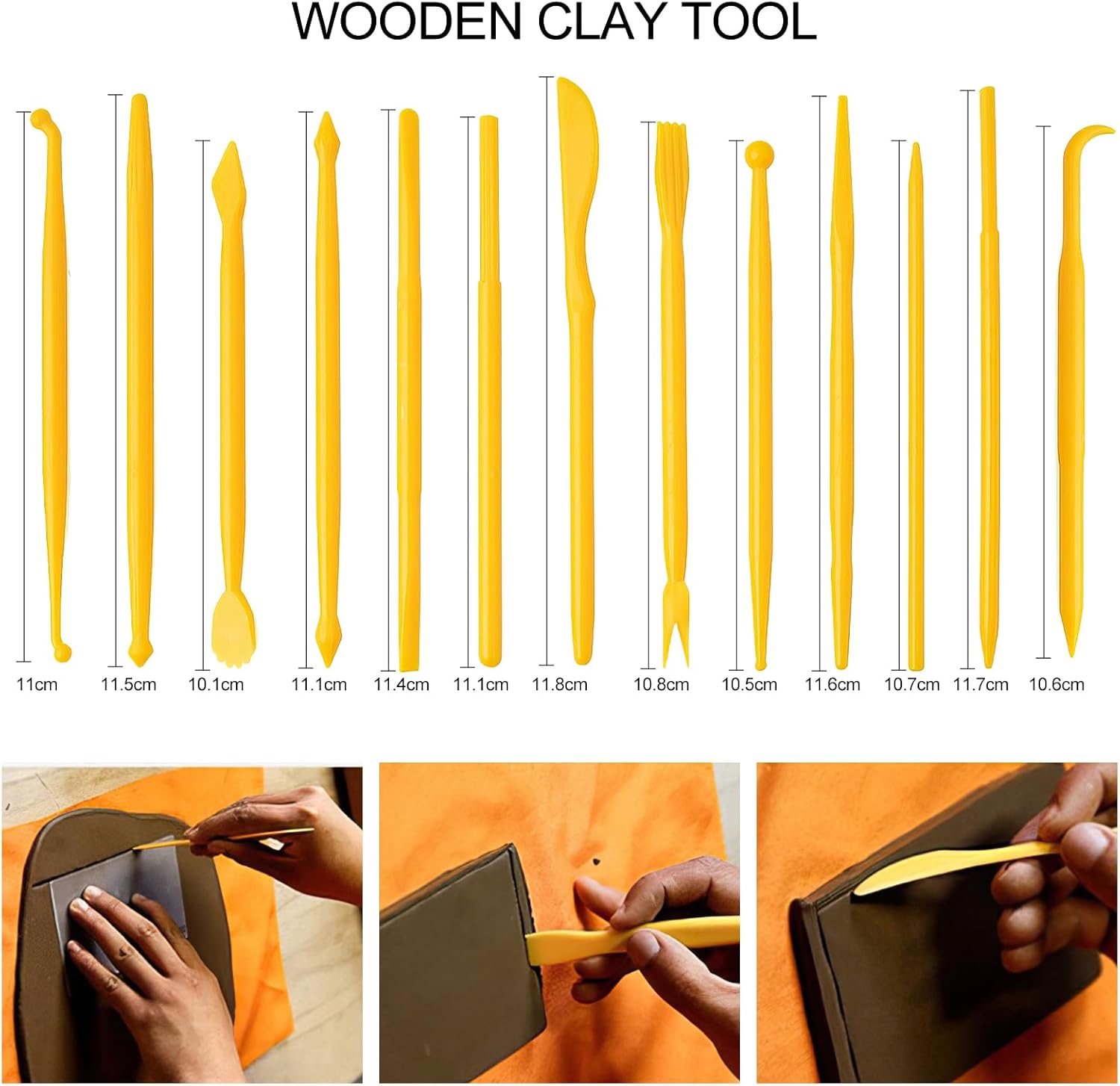 Set 55 Strumenti per Modellare l’Argilla e Ceramica - immagine 3