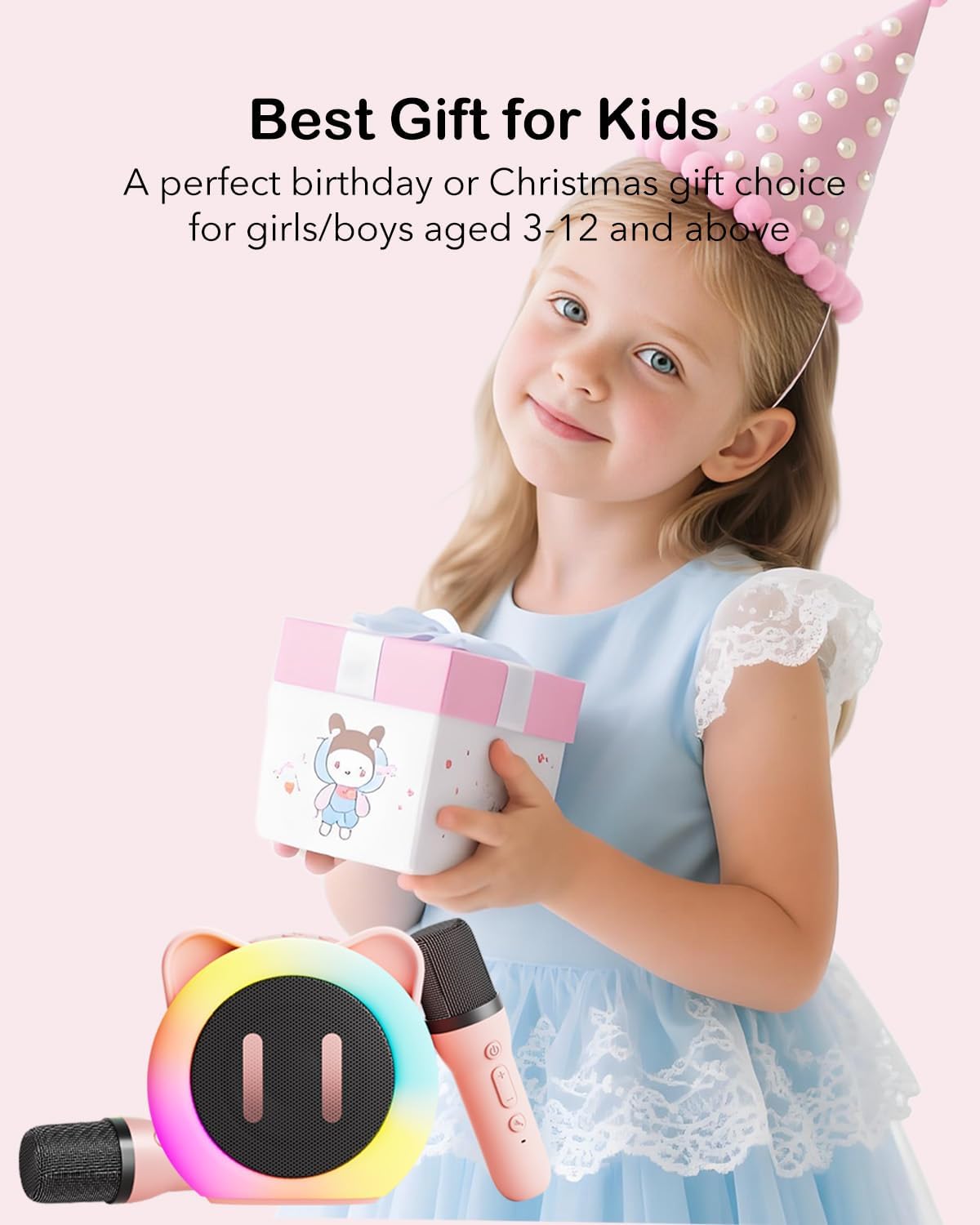 Karaoke per Bambini con Cassa e 2 Microfoni - immagine 4