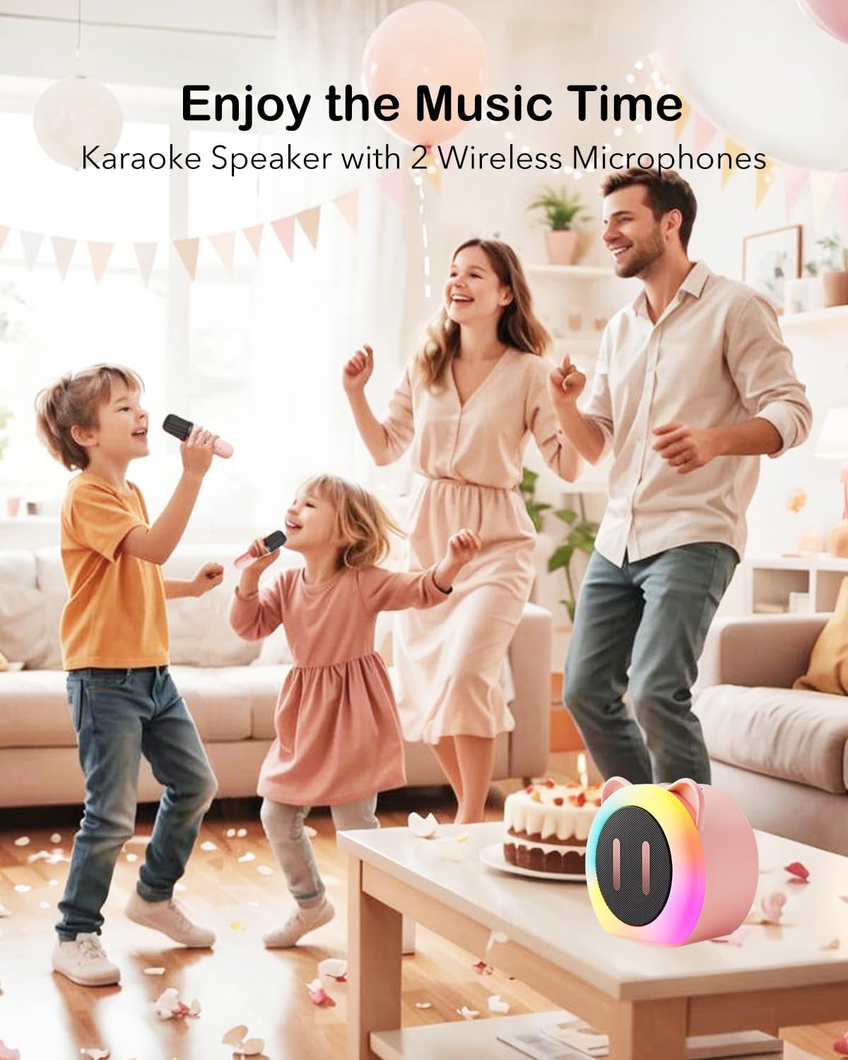 Karaoke per Bambini con Cassa e 2 Microfoni - immagine 6