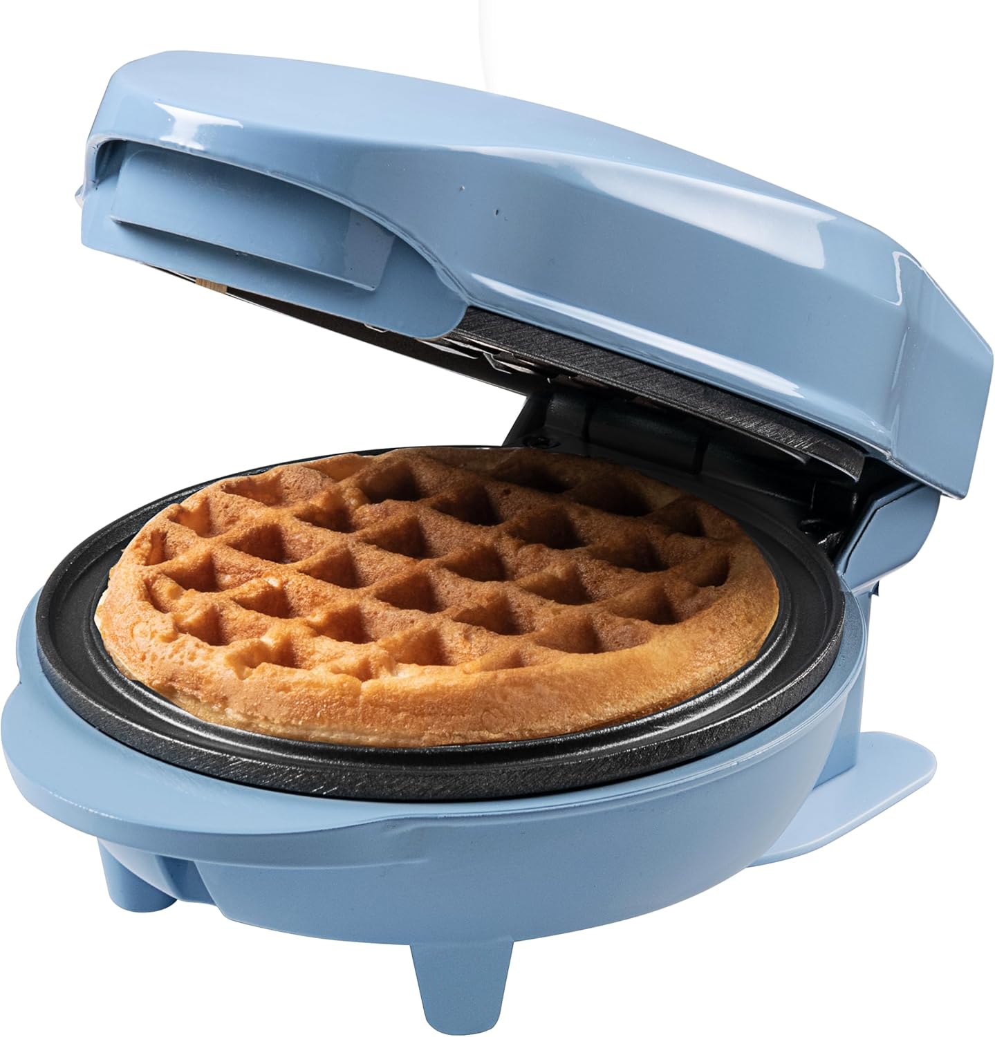 Bestron Mini Waffle per Waffle Classiche 550W, Blu - immagine 1