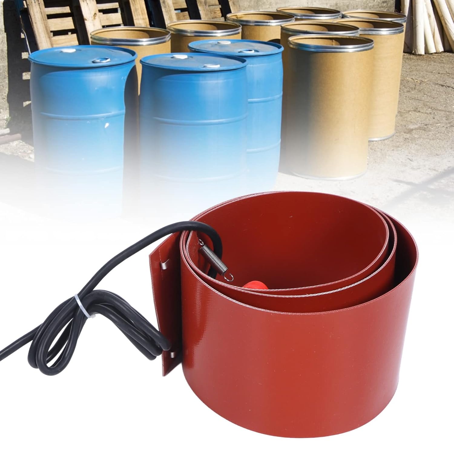 Riscaldatore per Fusto in Metallo 1000W, Spina EU - immagine 3