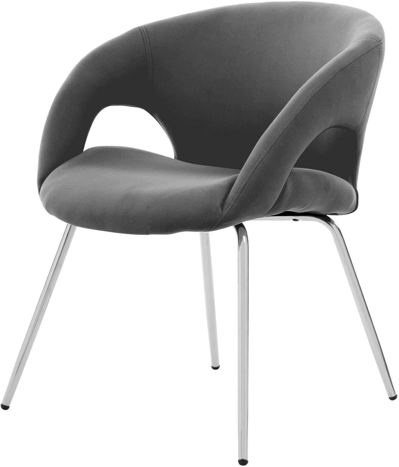 Dmora - Sedia da Ufficio Bathurst Ergonomica, Grigio - immagine 1