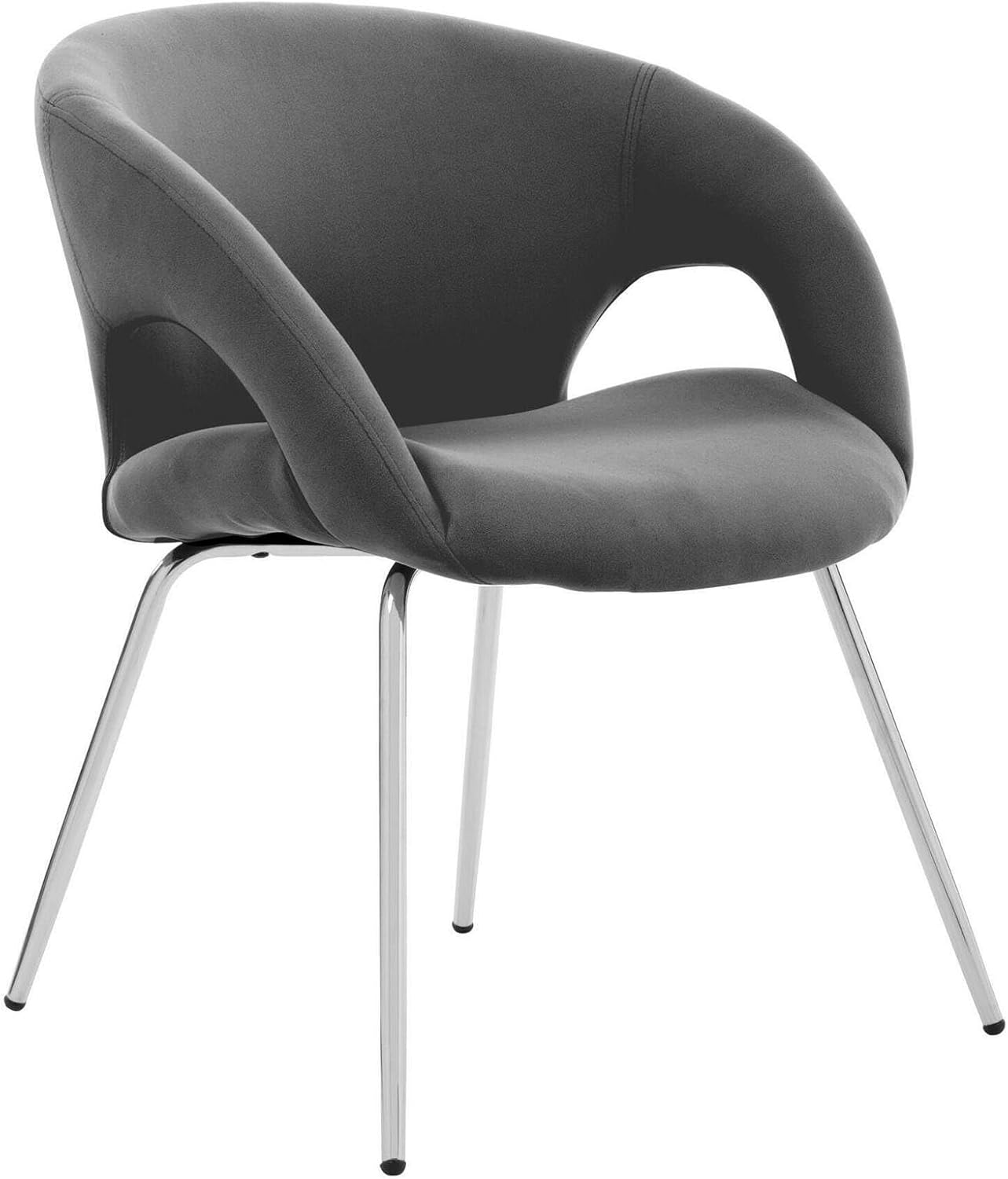 Dmora - Sedia da Ufficio Bathurst Ergonomica, Grigio - immagine 2