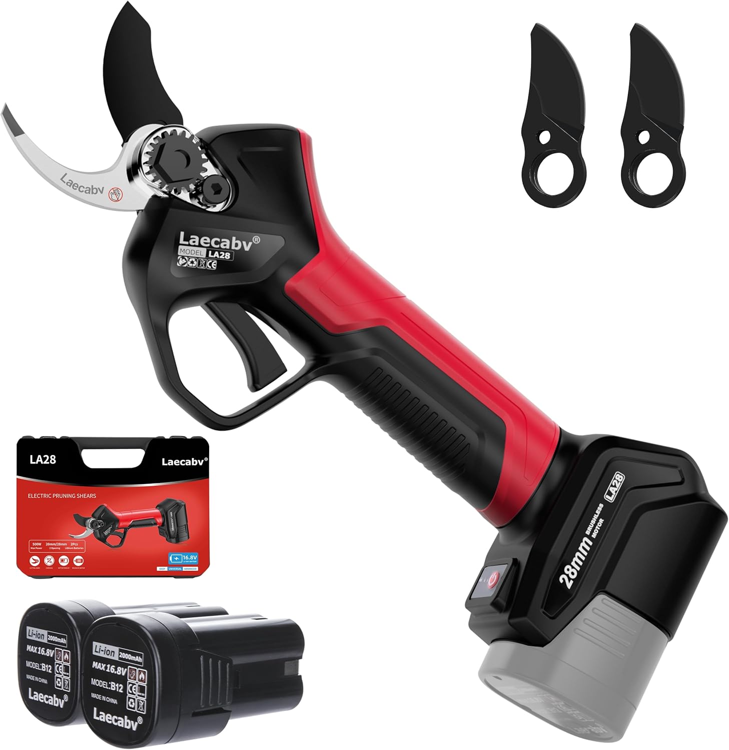 Laecabv Forbici Potatura Elettriche 28mm