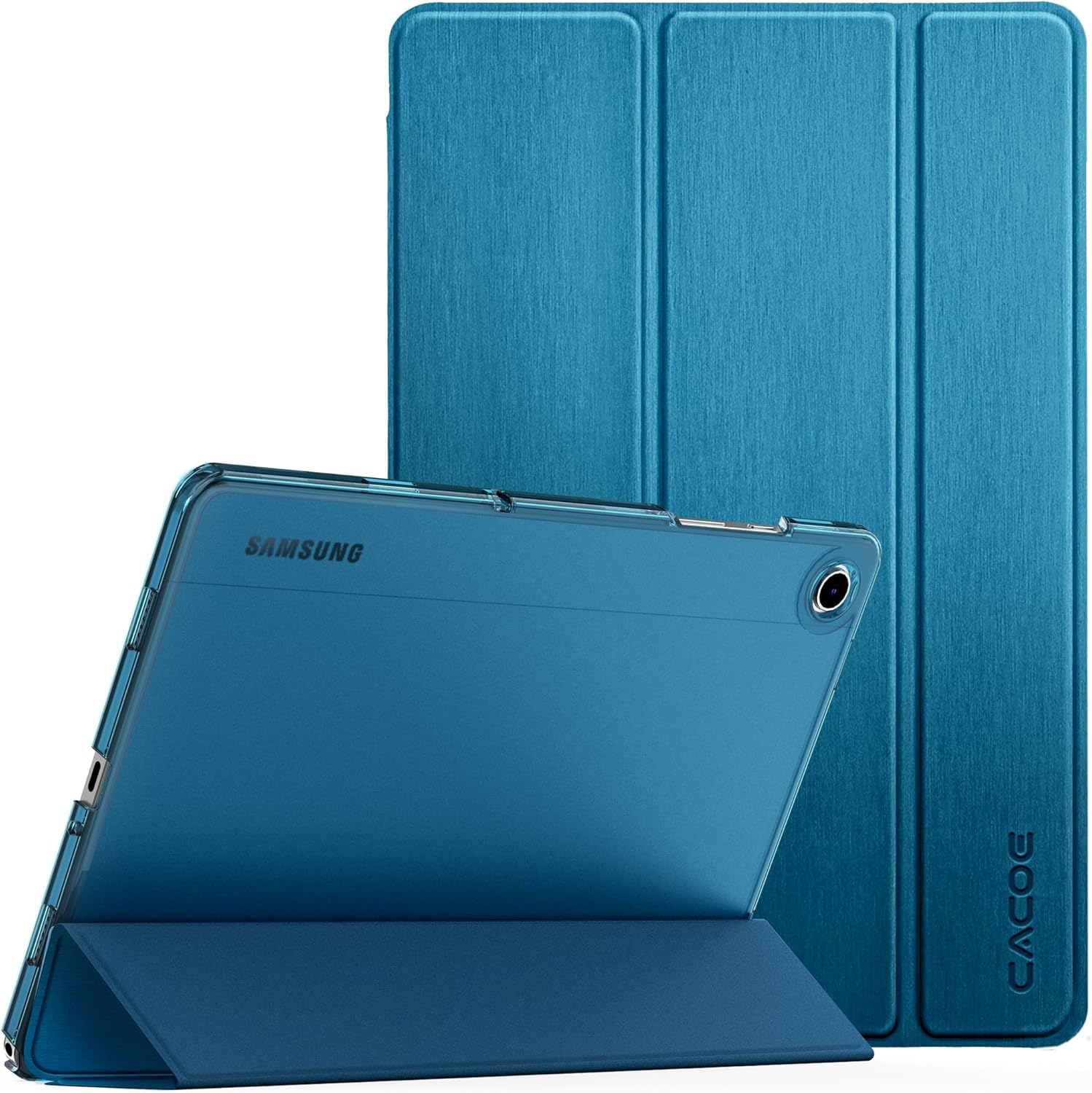 Cacoe Cover per Samsung Galaxy Tab A9+ / A9 Plus 11" 2023, Blu Pavone - immagine 1