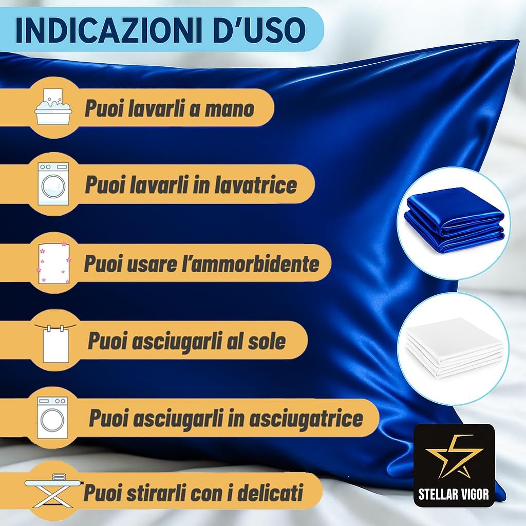 Federa Premium 50x70 Morbida e Ipoallergenica - immagine 4