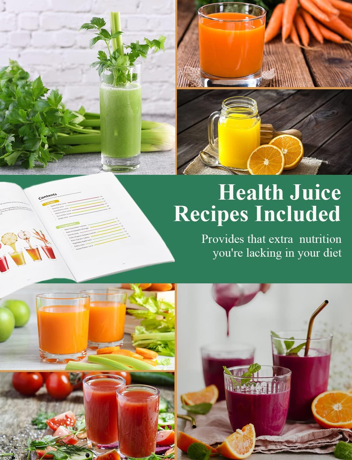 Juilist Centrifuga Frutta e Verdura 600W - immagine 8