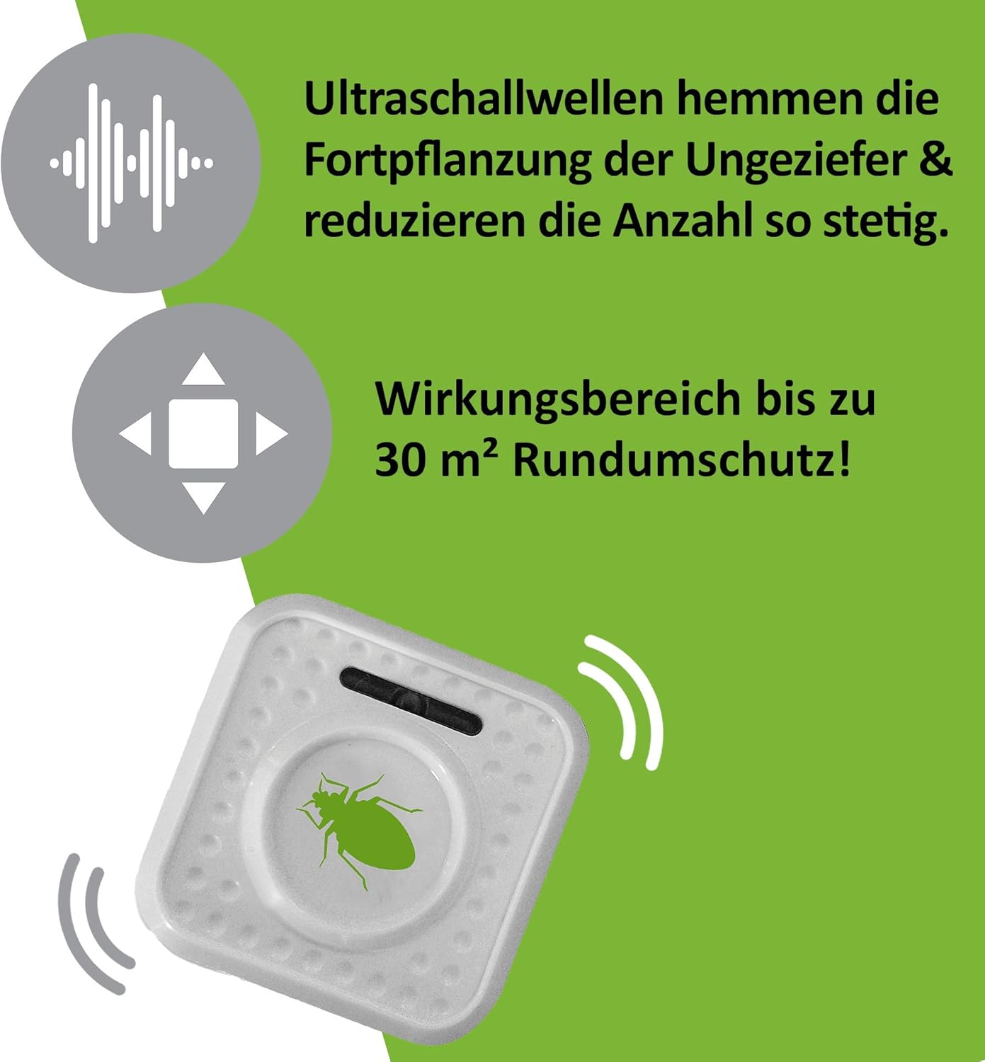 Isotronic Repellente per Acari a Ultrasuoni (3 Pezzi) - immagine 4