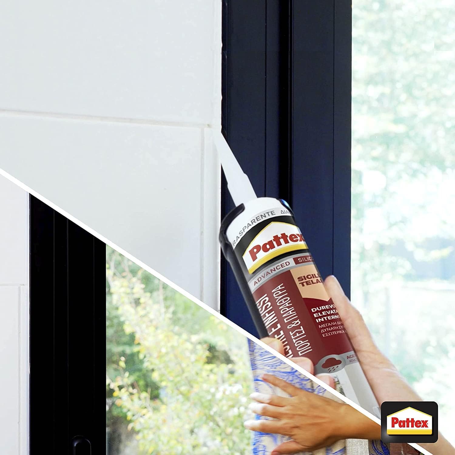 Pattex Silicone Sigillante Finestre Infissi Marrone 280ml - immagine 4