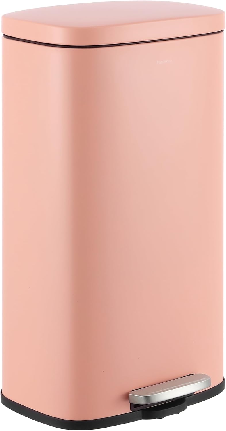 Happimess HPM1011F Curtis - Pattumiera 8 Litri, Rosa - immagine 1