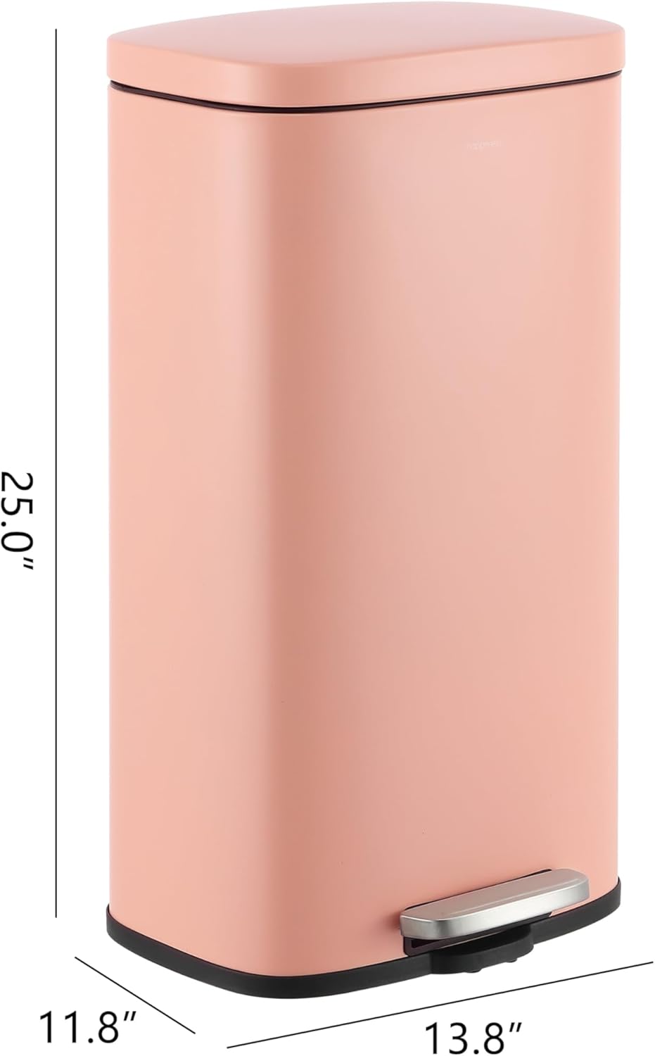 Happimess HPM1011F Curtis - Pattumiera 8 Litri, Rosa - immagine 5