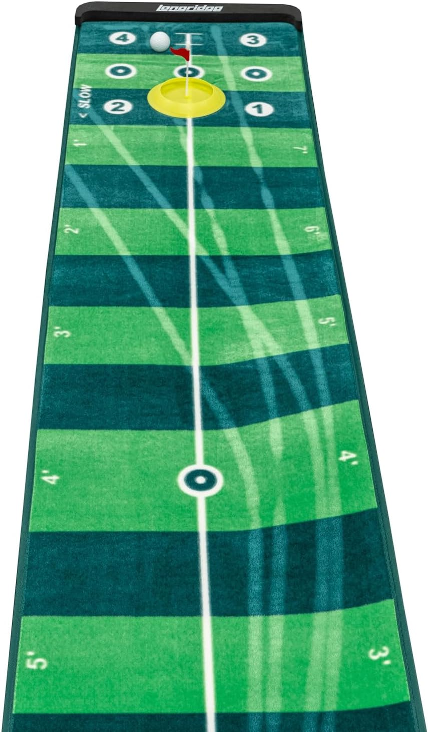 Longridge 4 Speed Track Golf Putting Mat Green - immagine 9