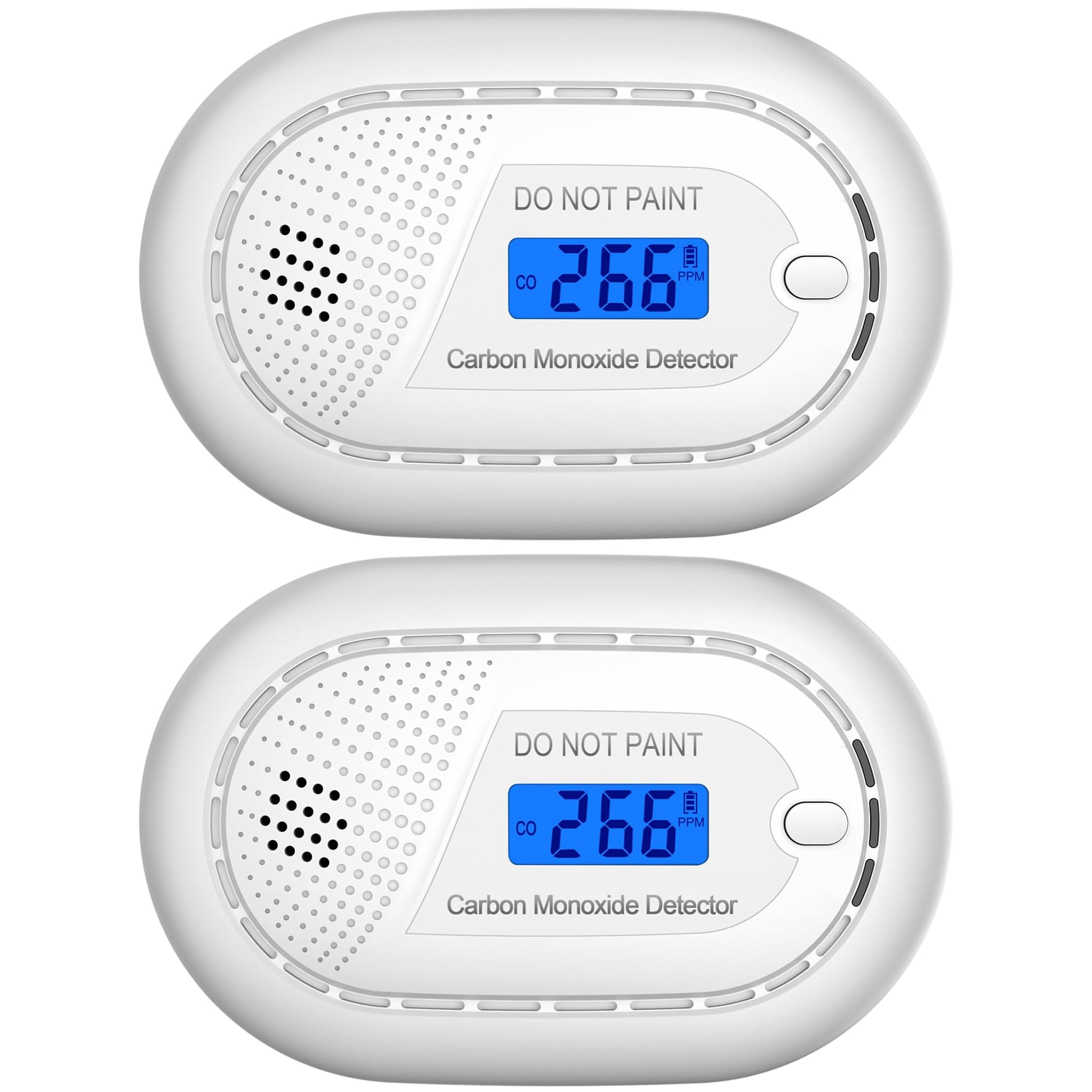 Aroha Safety Pro Rilevatore Monossido di Carbonio - Batteria da 10 Anni - Allarme Monossido di Carbonio, Portatile, Sensore CO - 2 pezzi