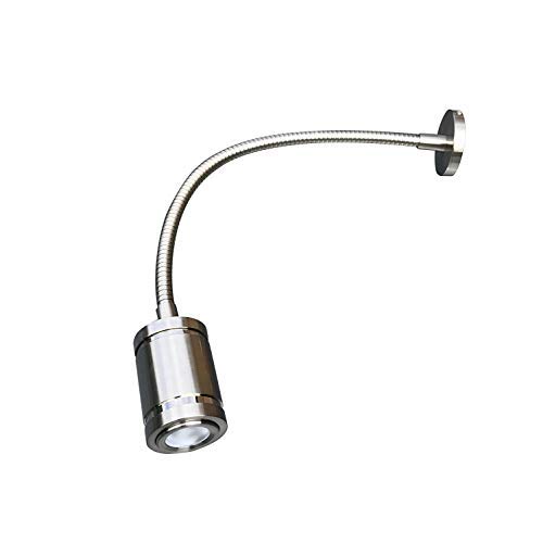 Lighteu Lampada Lettura LED Collo di Cigno 12V/24V 1.5W