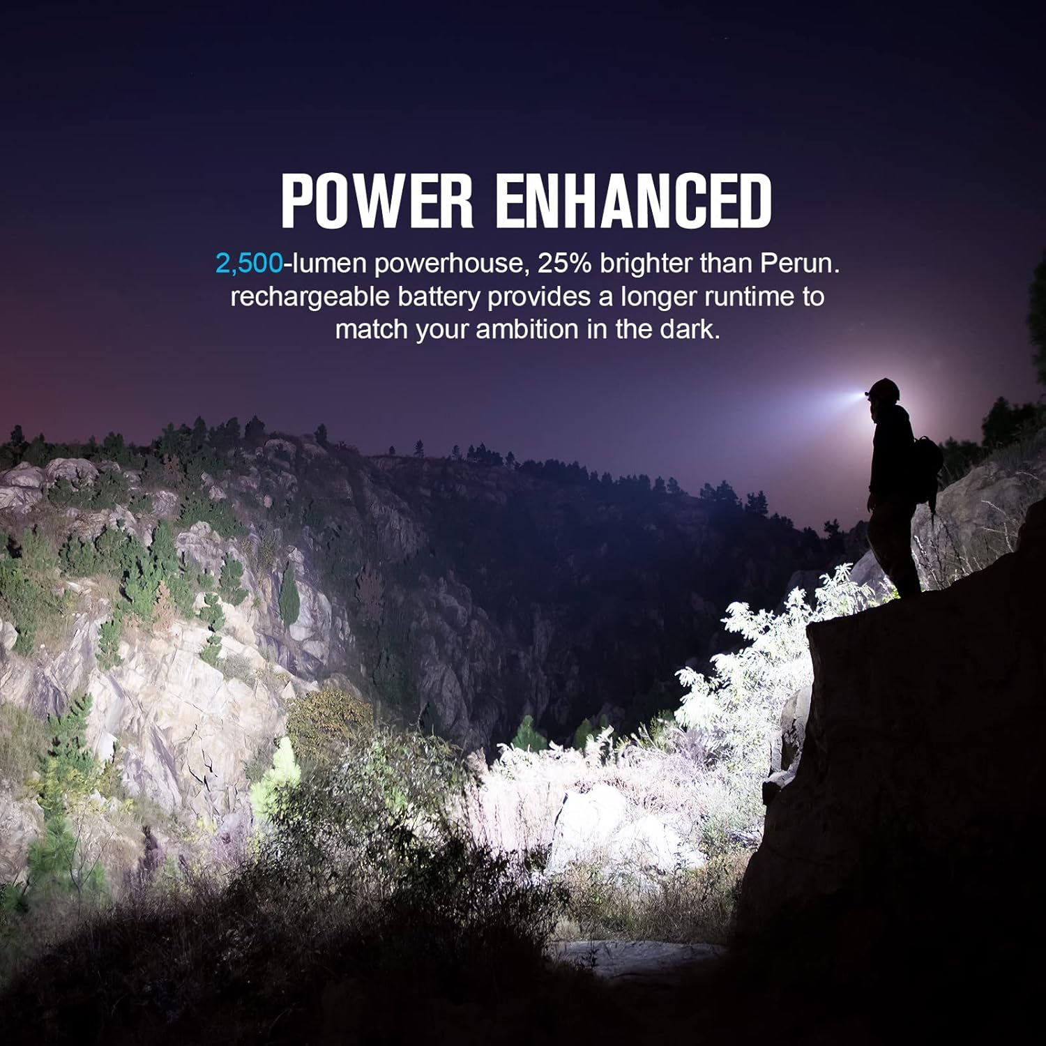 OLIGHT Perun 2 Lampada Frontale LED USB Ricaricabile - immagine 5