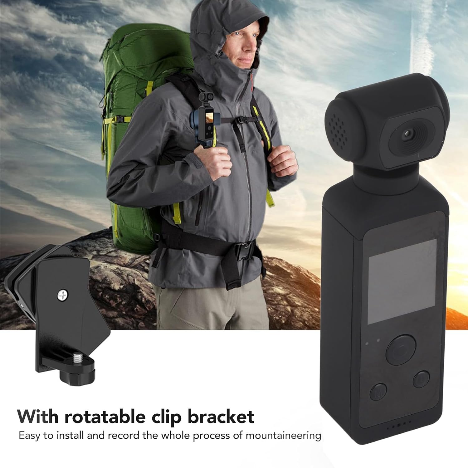 Telecamera d'Azione Portatile 4K HD Wifi Mini Sports Camera - immagine 7